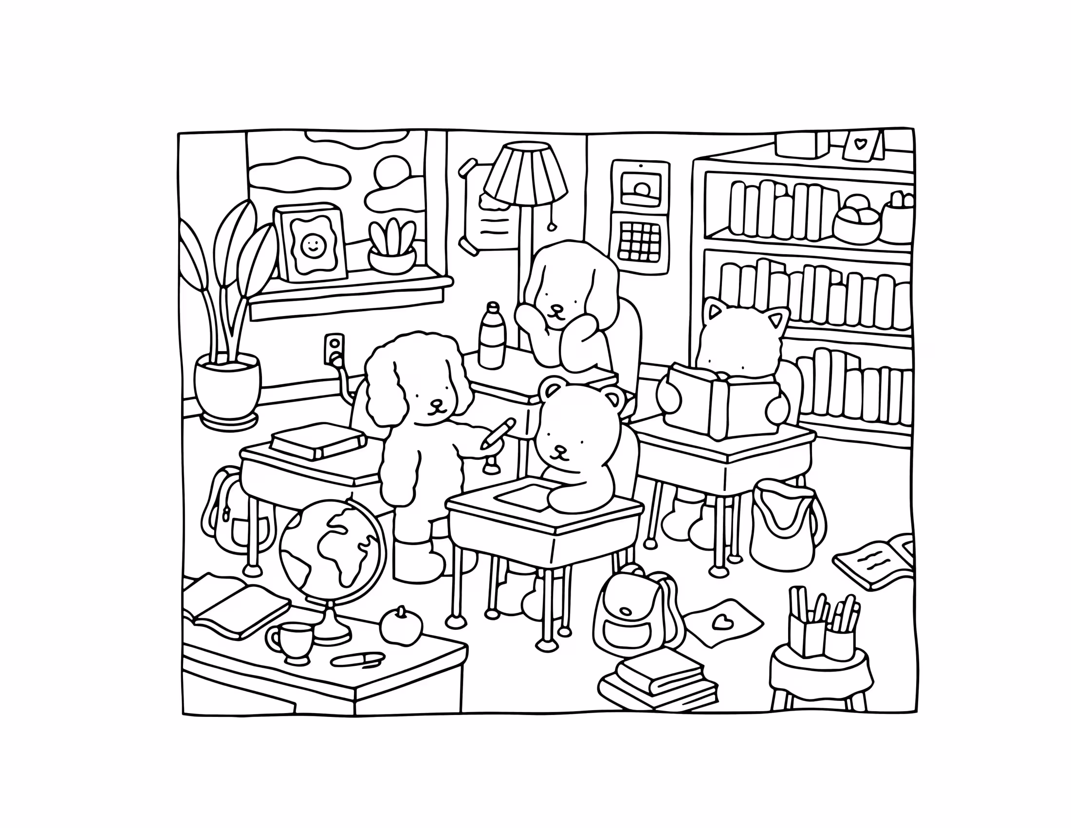 Boobie goods coloring book para colorir — desenho para imprimir