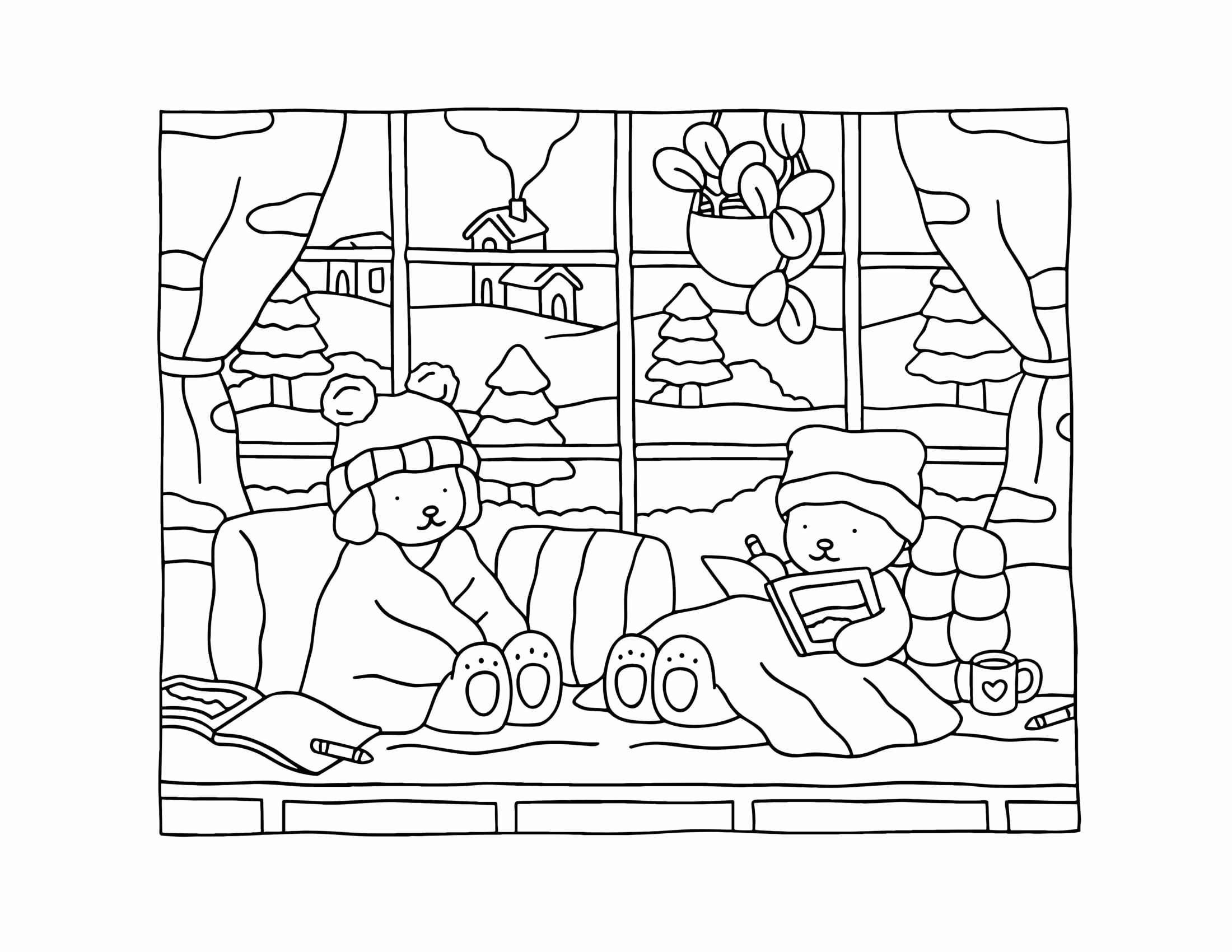Boobie goods coloring book para colorir — desenho para imprimir