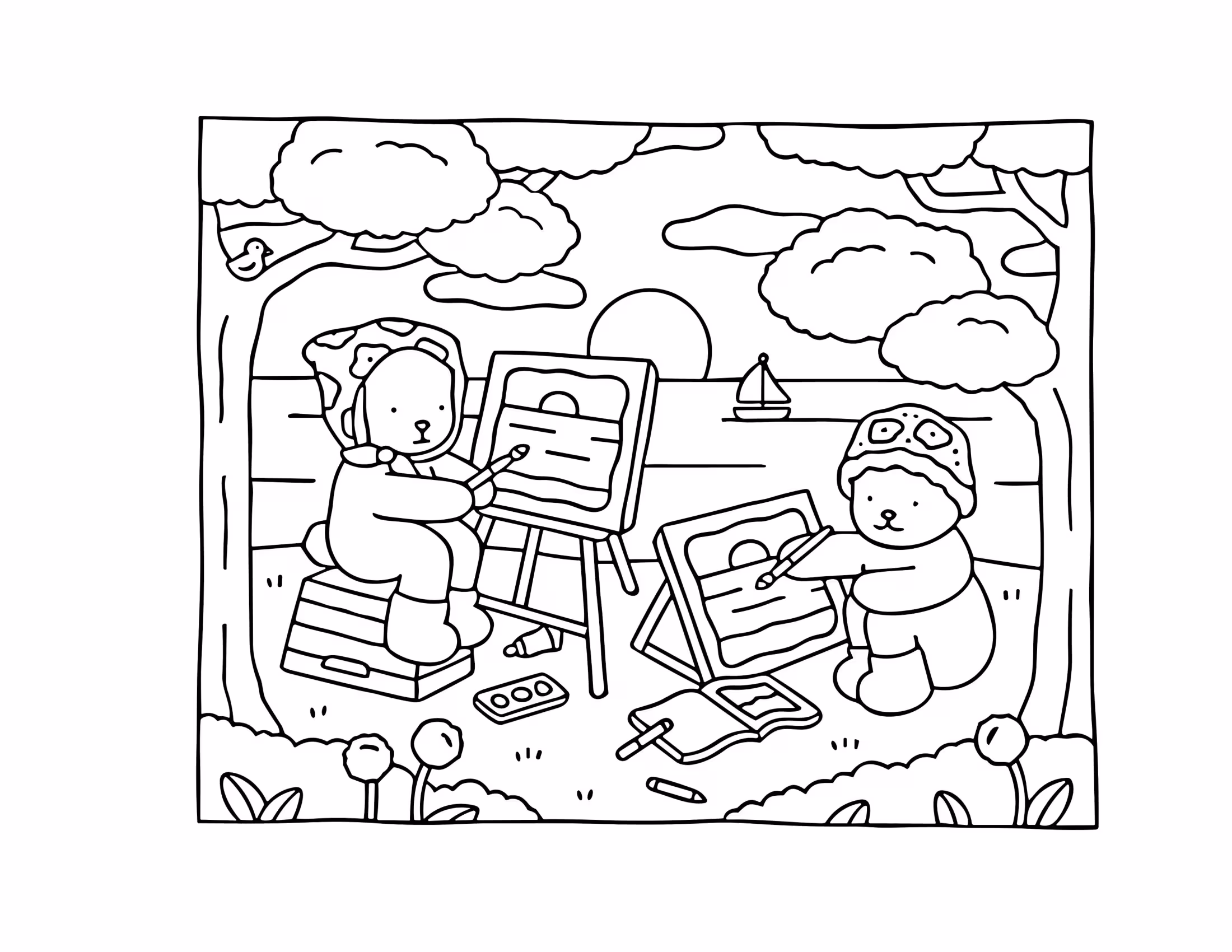 Boobie goods coloring book para colorir — desenho para imprimir