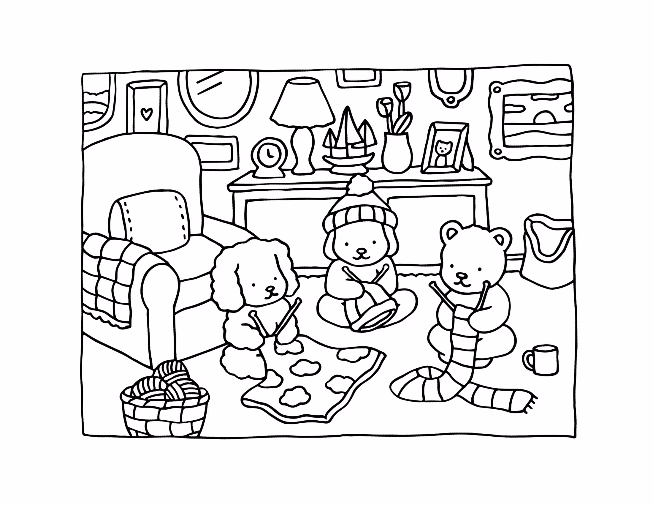 Boobie goods coloring book para colorir — desenho para imprimir