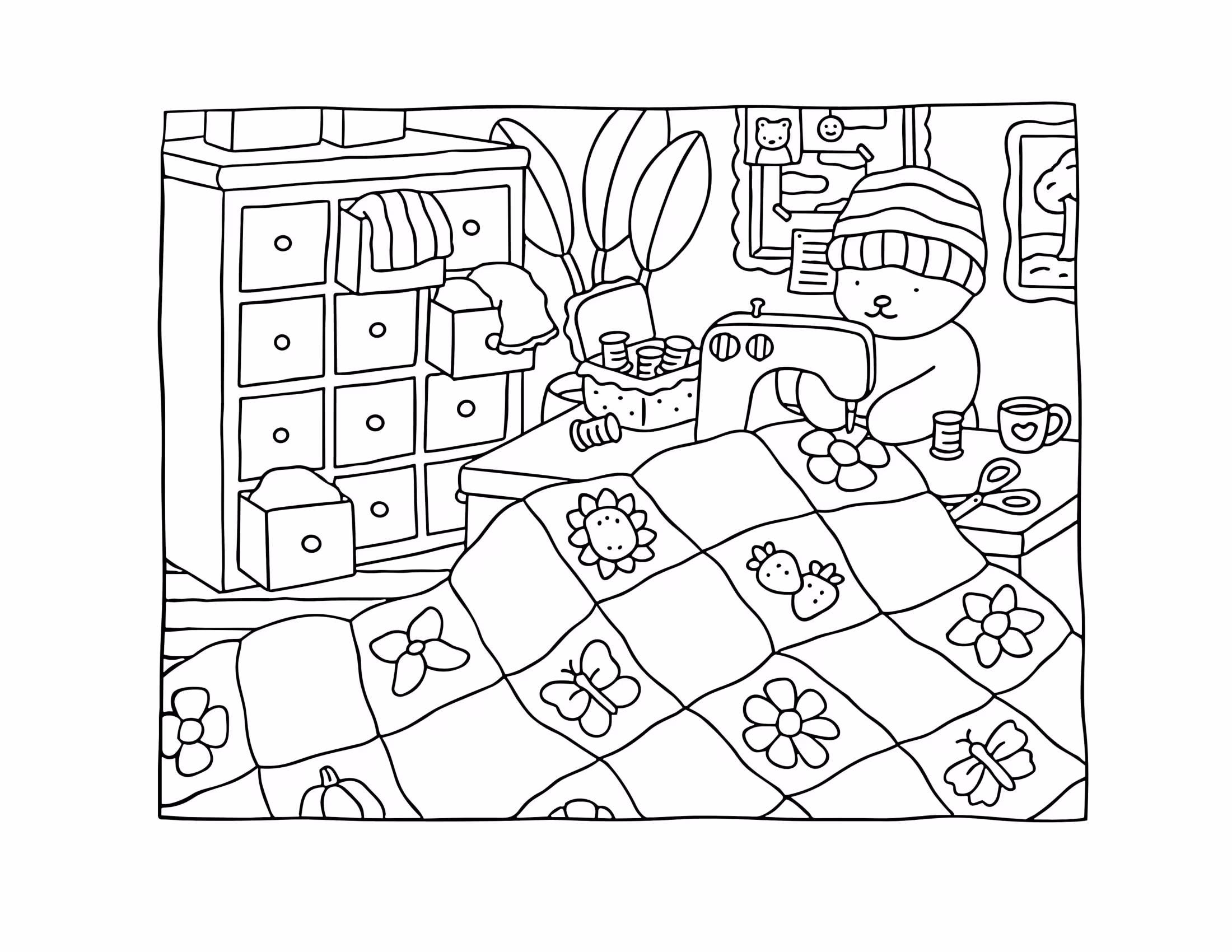 Boobie goods coloring book para colorir — desenho para imprimir