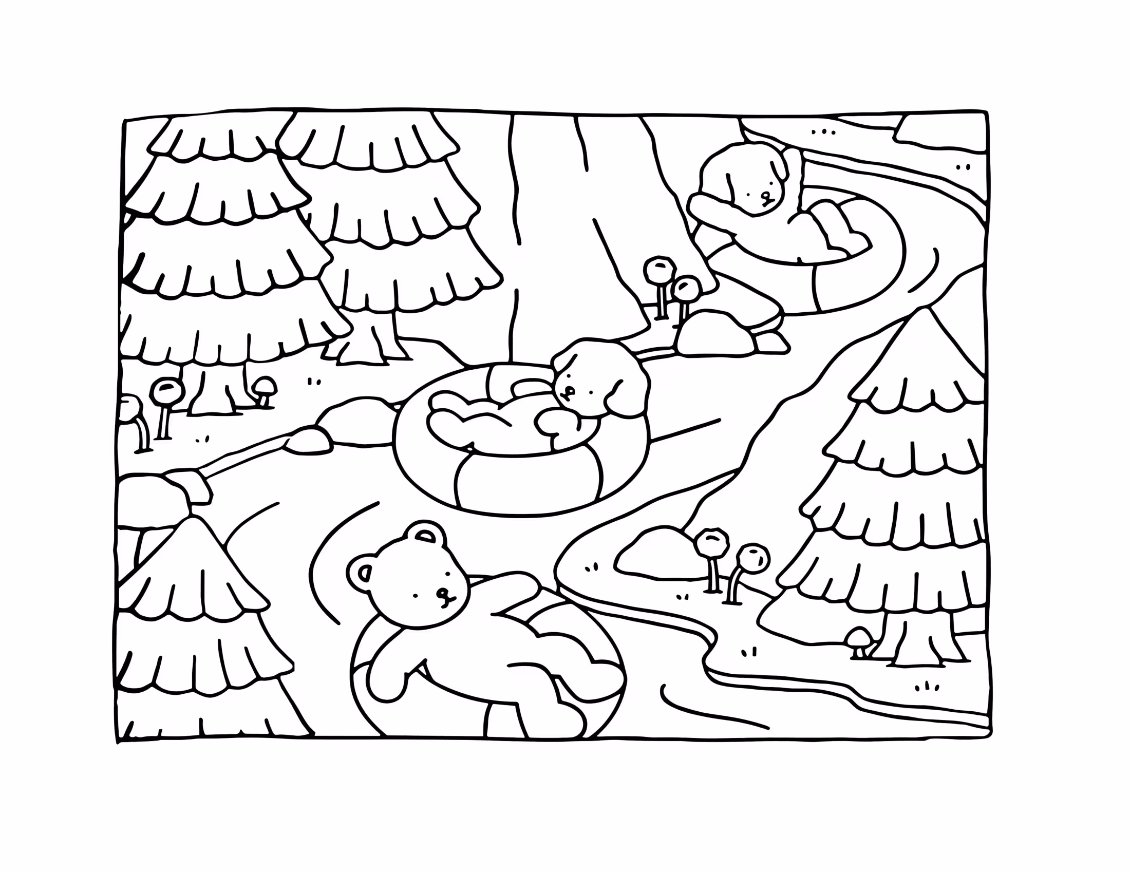 Boobie goods coloring book para colorir — desenho para imprimir