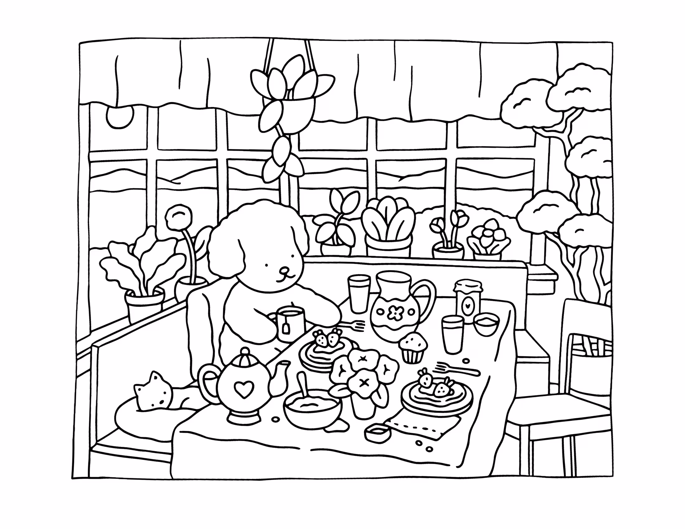 Boobie goods coloring book para colorir — desenho para imprimir