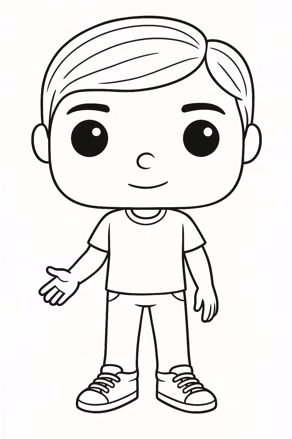 De funko pop e para colorir — desenho para imprimir