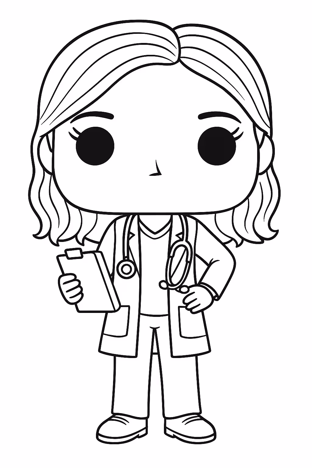 De funko pop e para colorir — desenho para imprimir