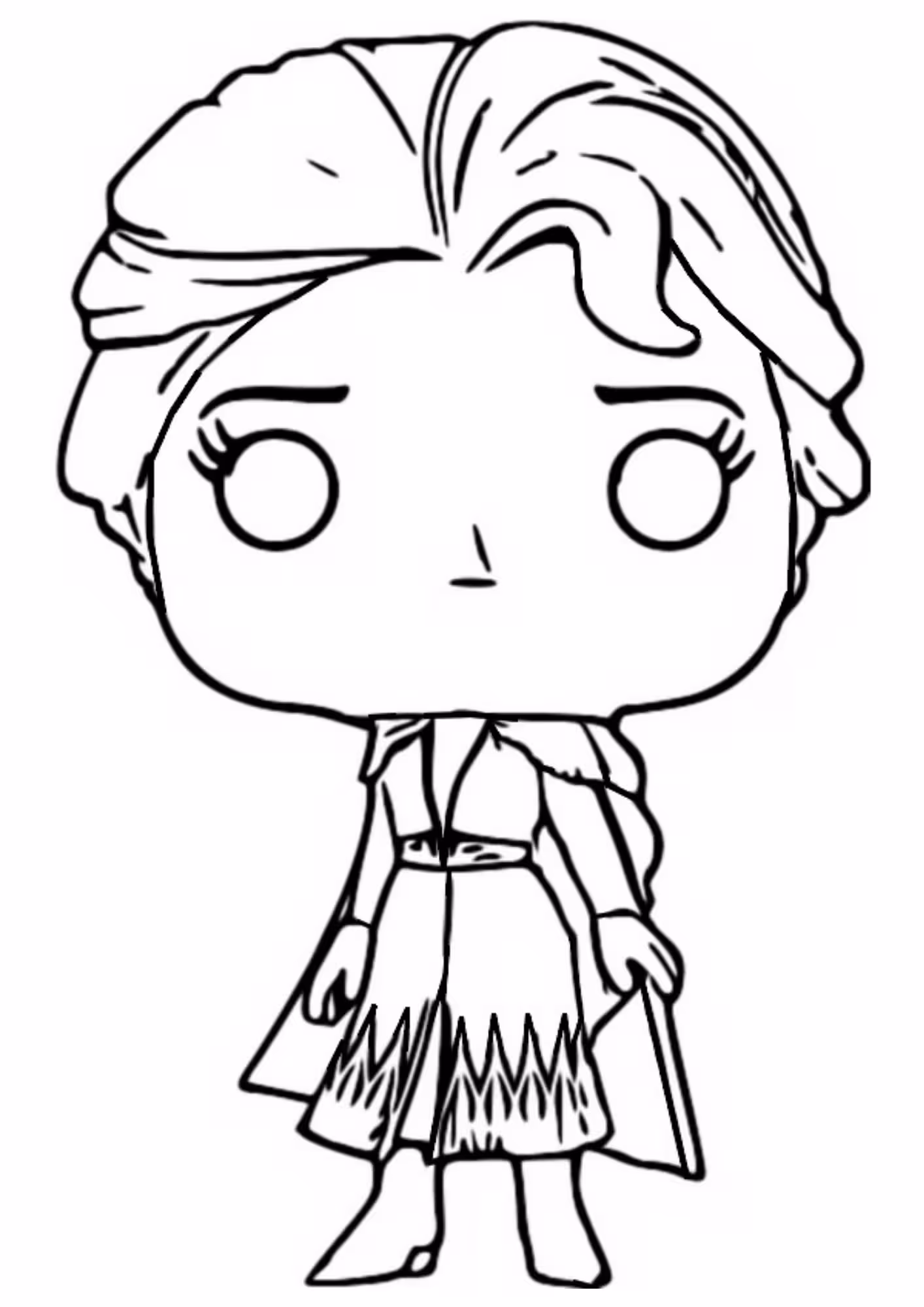 De funko pop e para colorir — desenho para imprimir