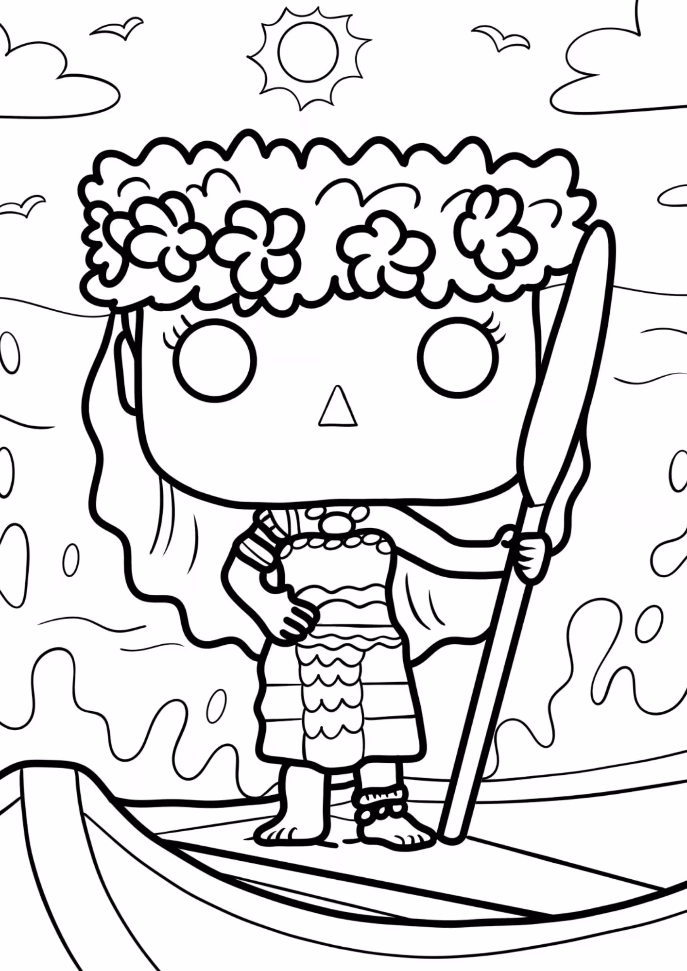 De funko pop e para colorir — desenho para imprimir