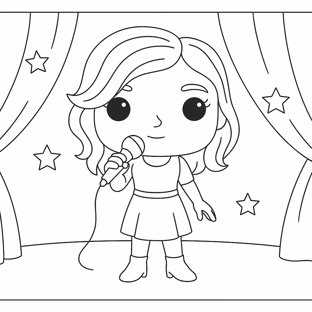 Funko pop e para colorir — desenho para imprimir