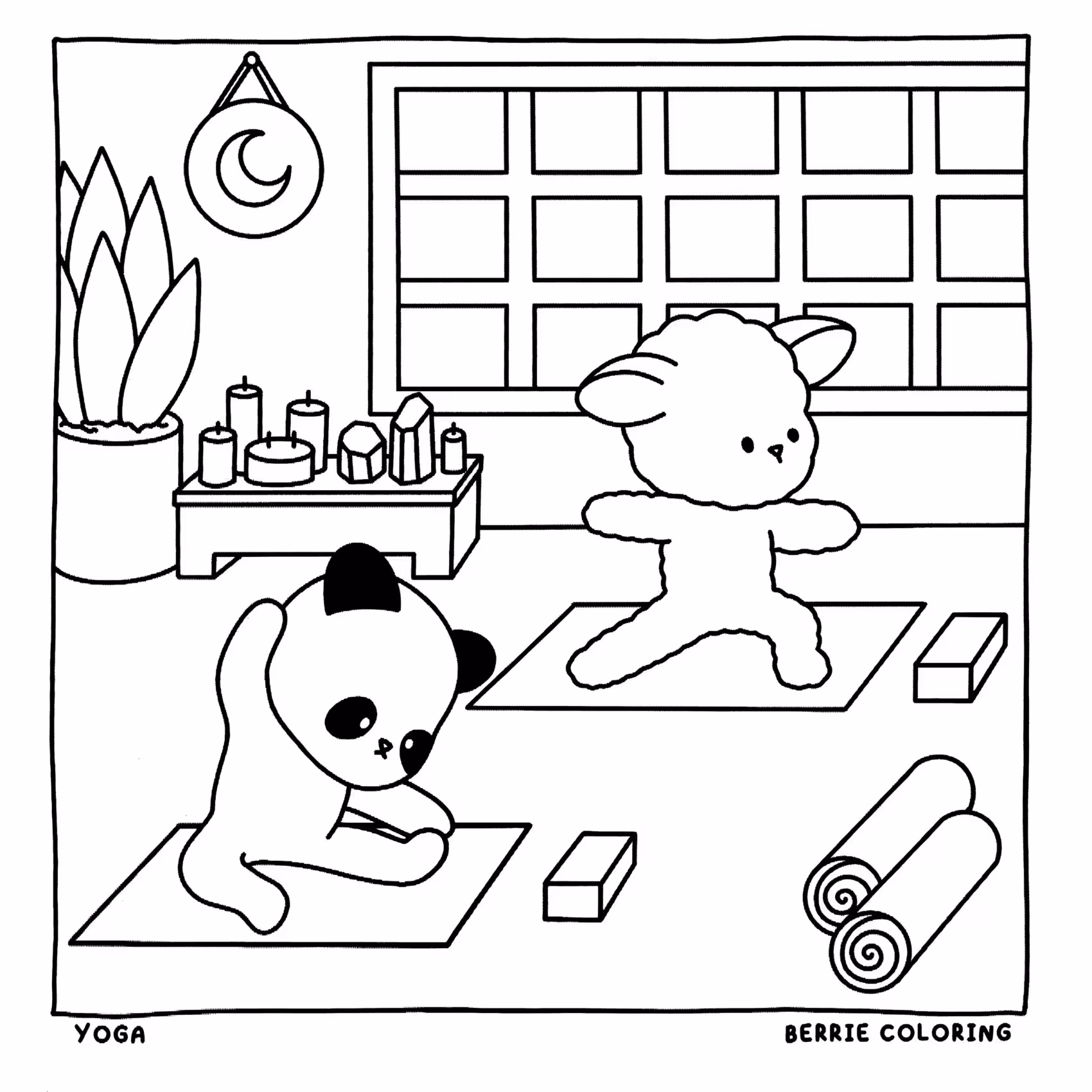 Berrie coloring book volumen para colorir — desenho para imprimir