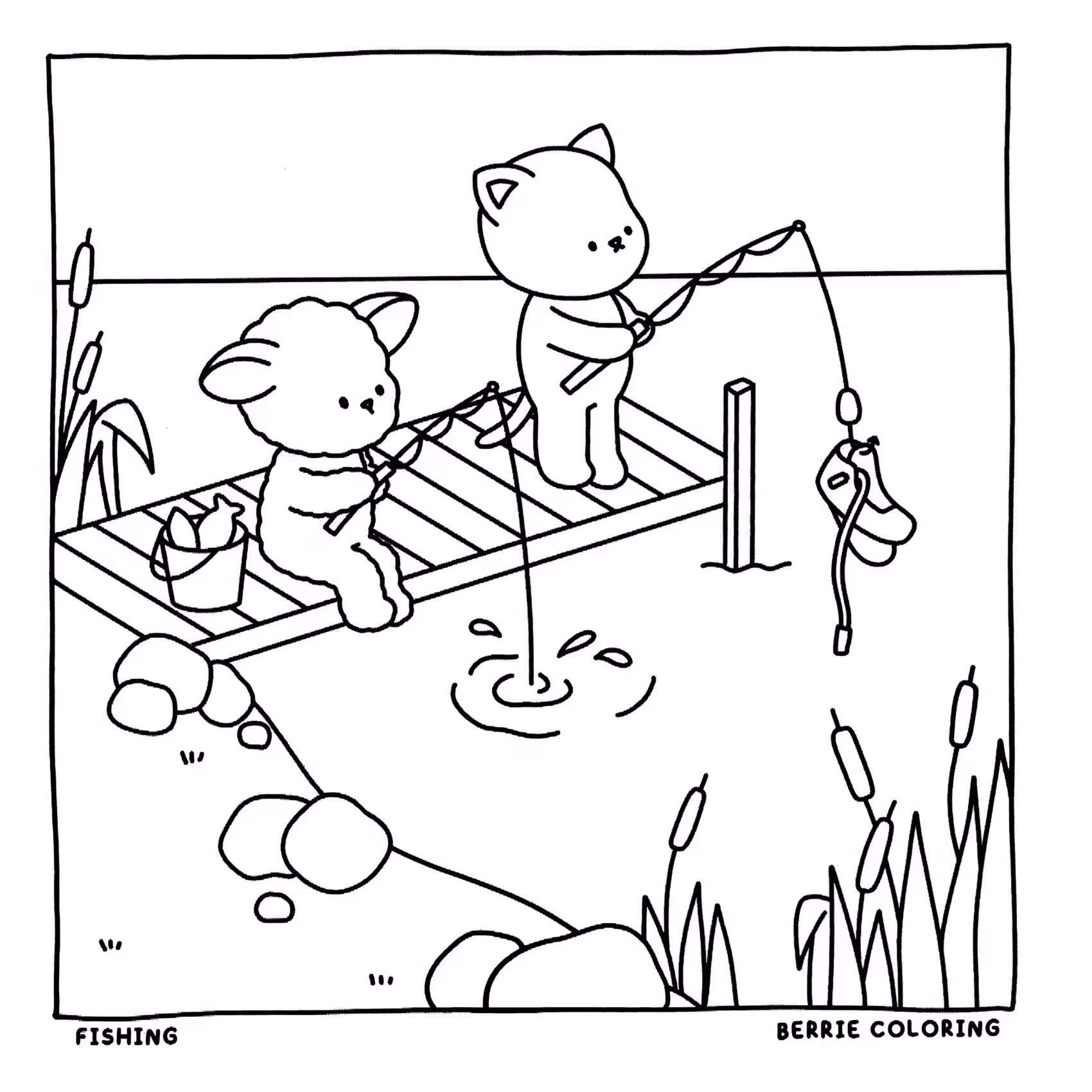 Berrie coloring book volumen para colorir — desenho para imprimir