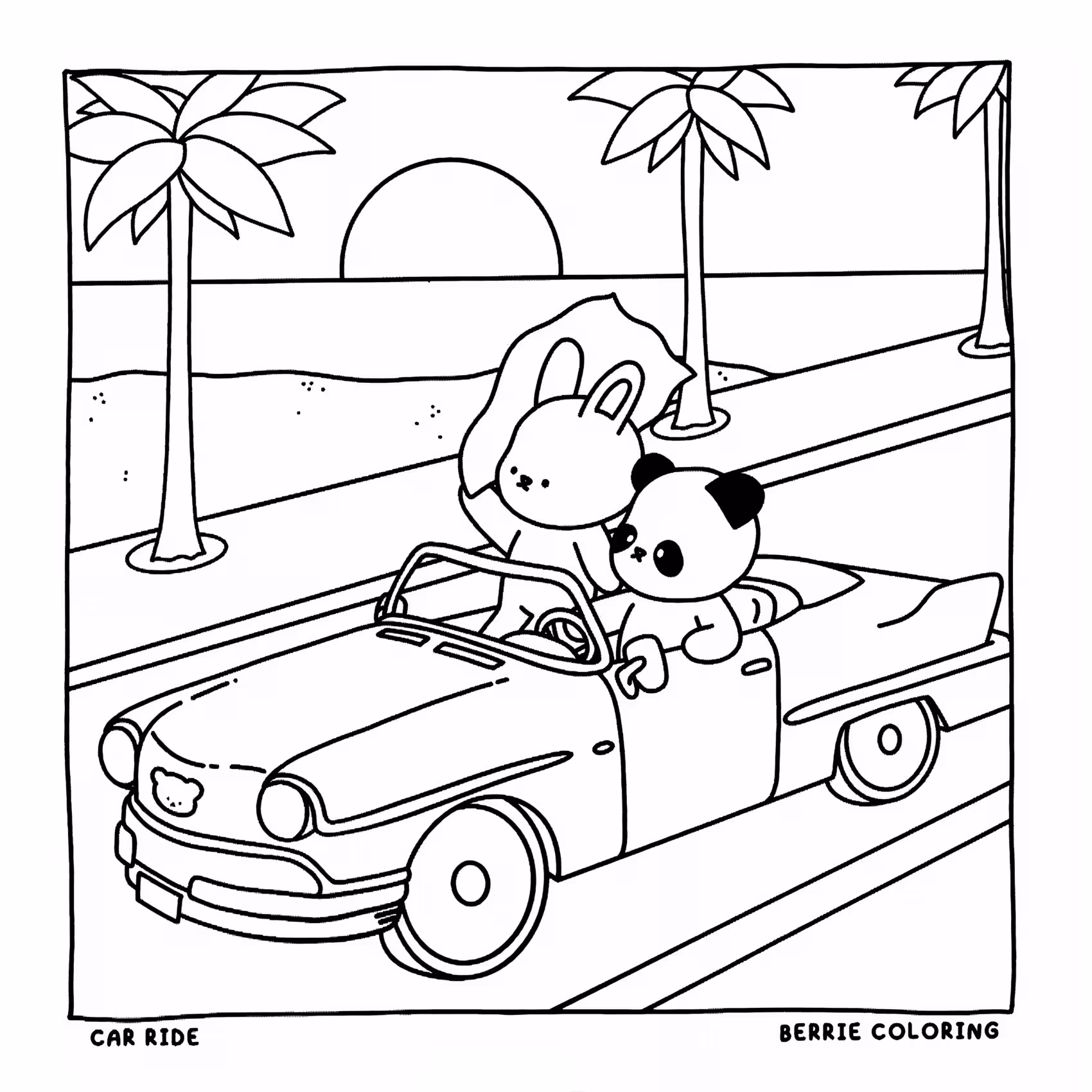 Berrie coloring book volumen para colorir — desenho para imprimir