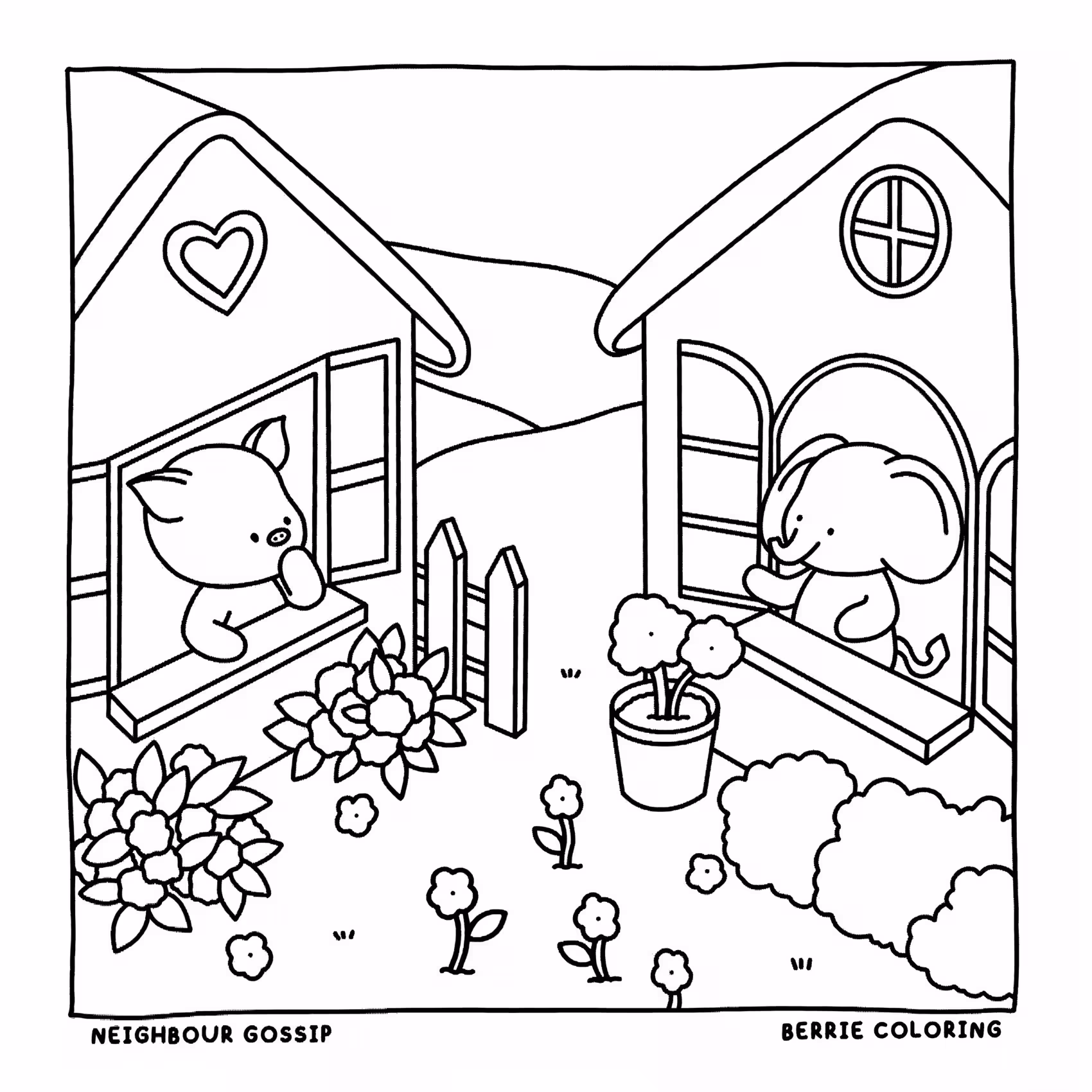 Berrie coloring book volumen para colorir — desenho para imprimir