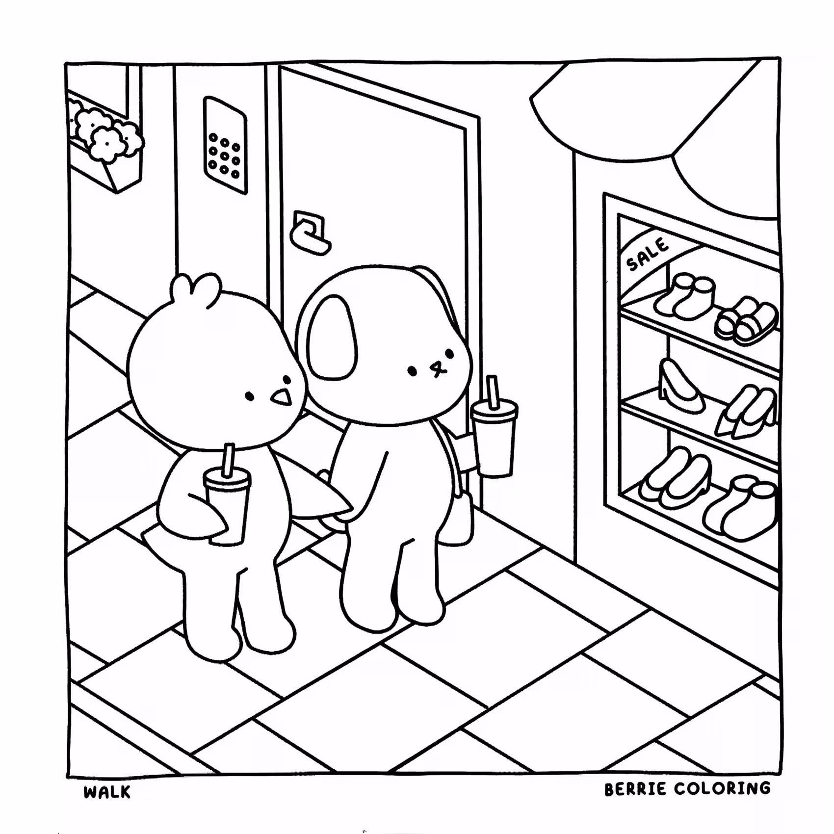 Berrie coloring book volumen para colorir — desenho para imprimir