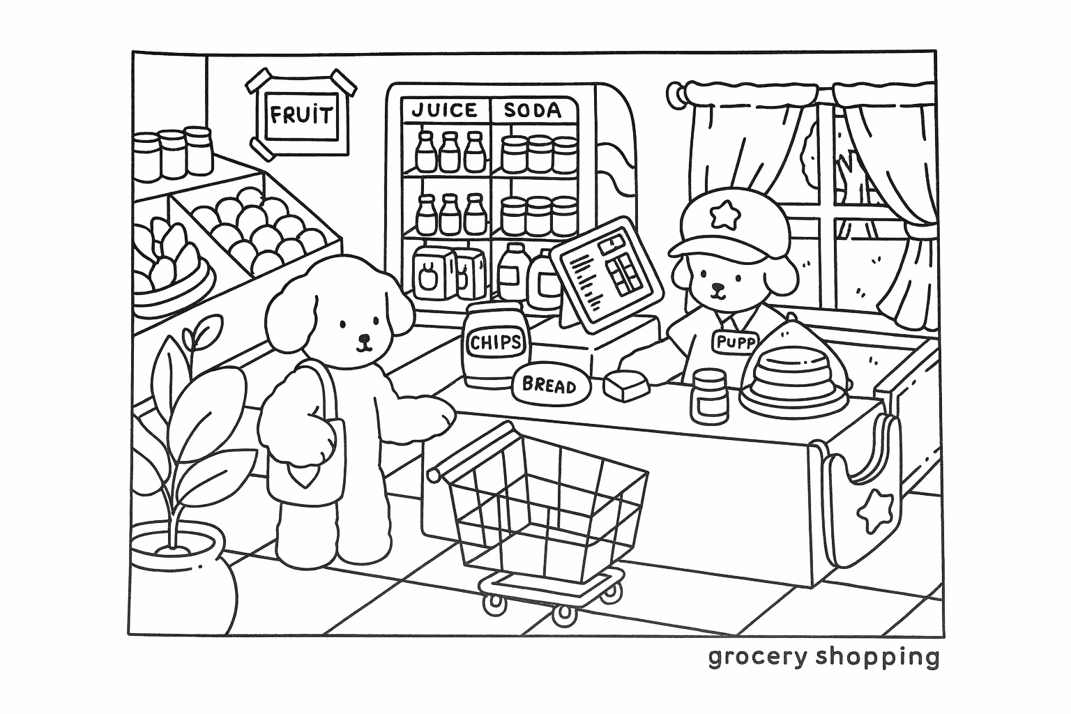 Bobbie goods para colorir — desenho para imprimir
