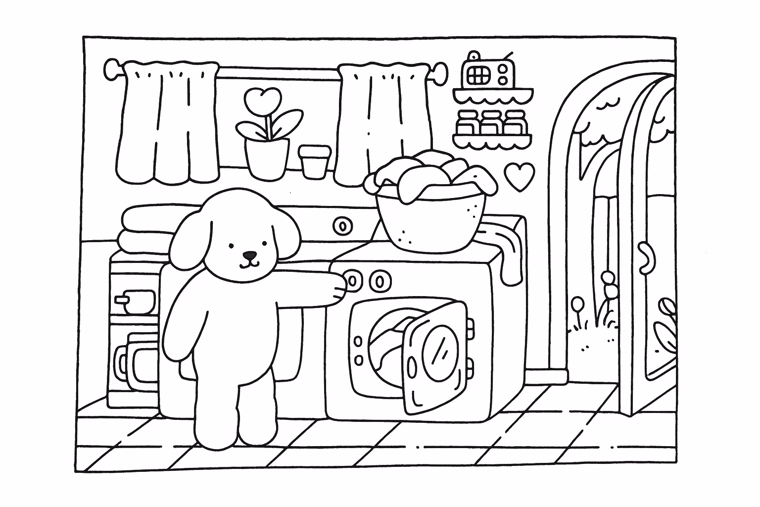 Bobbie goods para colorir — desenho para imprimir