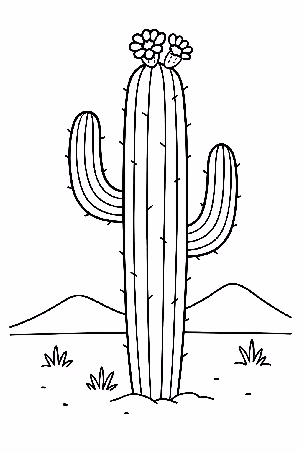 Arvore para colorir — desenho para imprimir