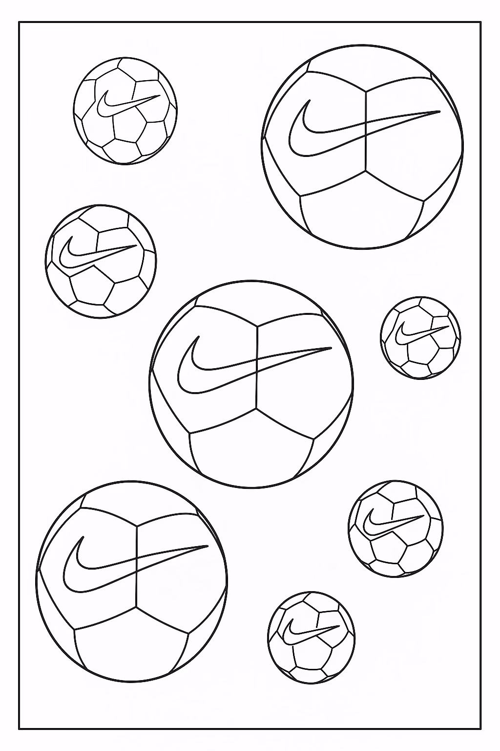 Bola para colorir — desenho para imprimir