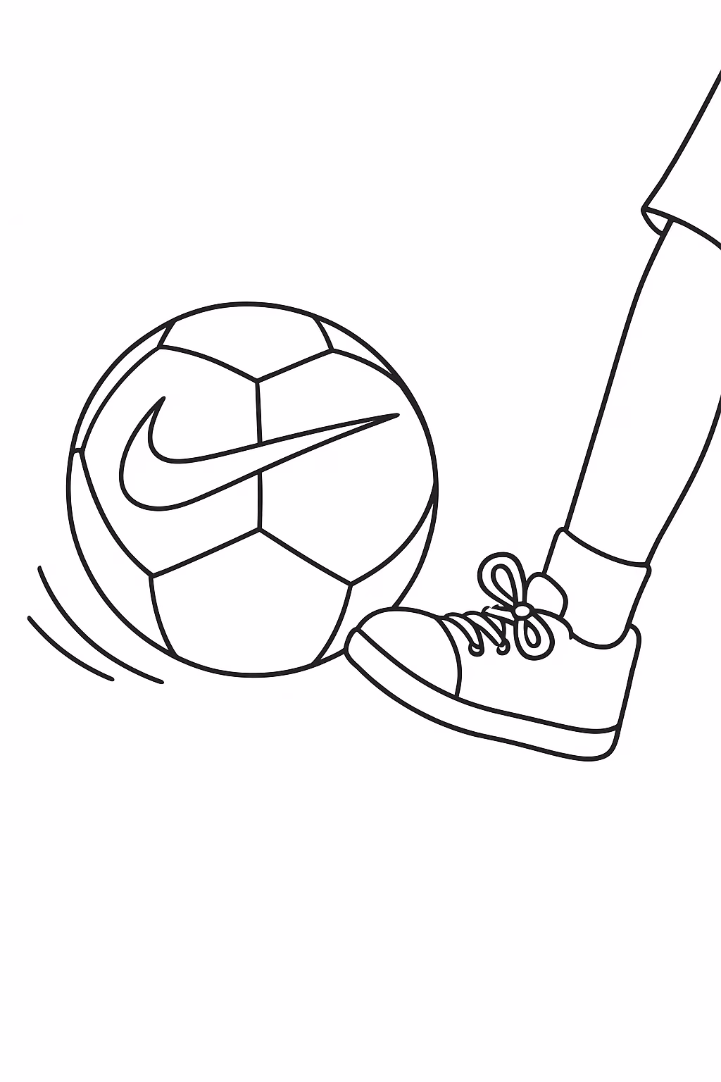 Bola para colorir — desenho para imprimir