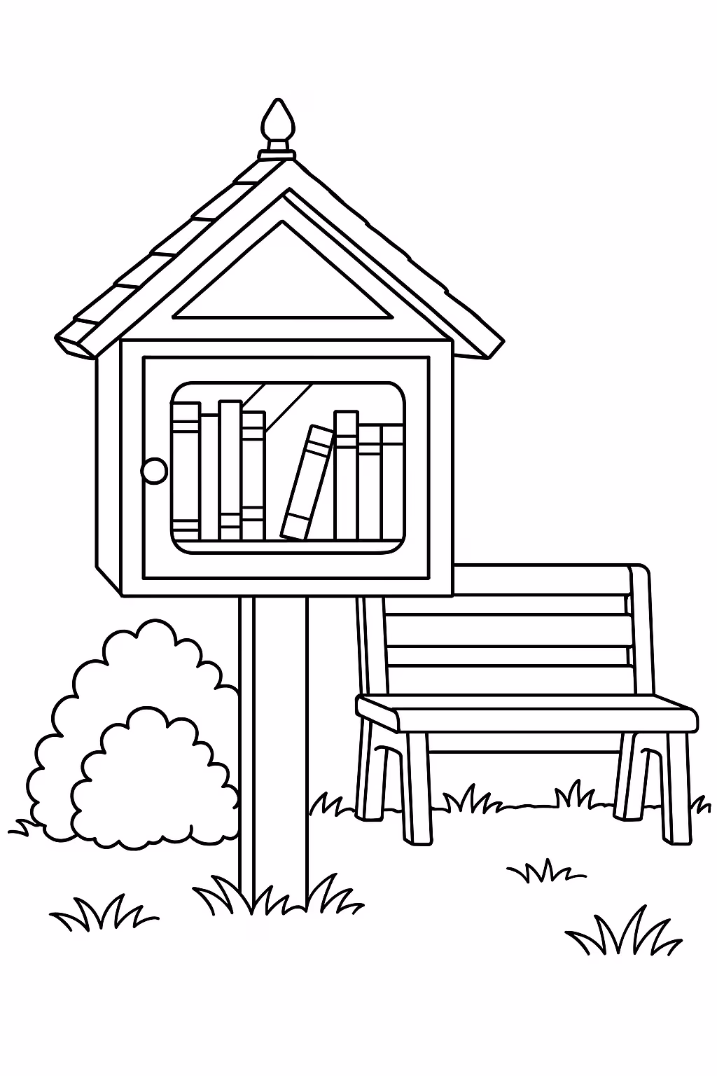 Casa para colorir — desenho para imprimir