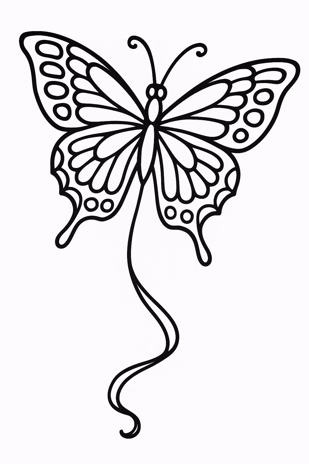 De pipa para colorir — desenho para imprimir