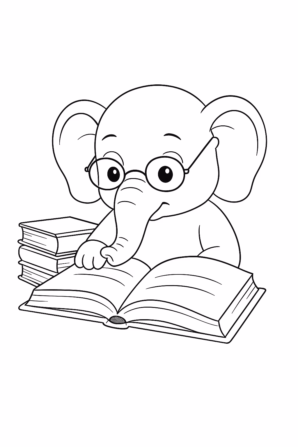 Elefante para colorir — desenho para imprimir