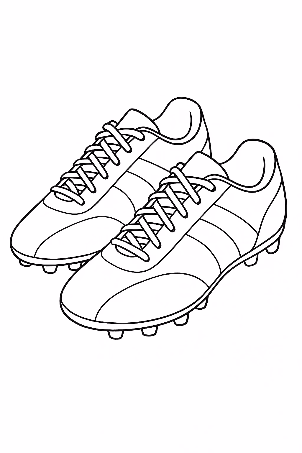 Futebol chuteira min para colorir — desenho para imprimir