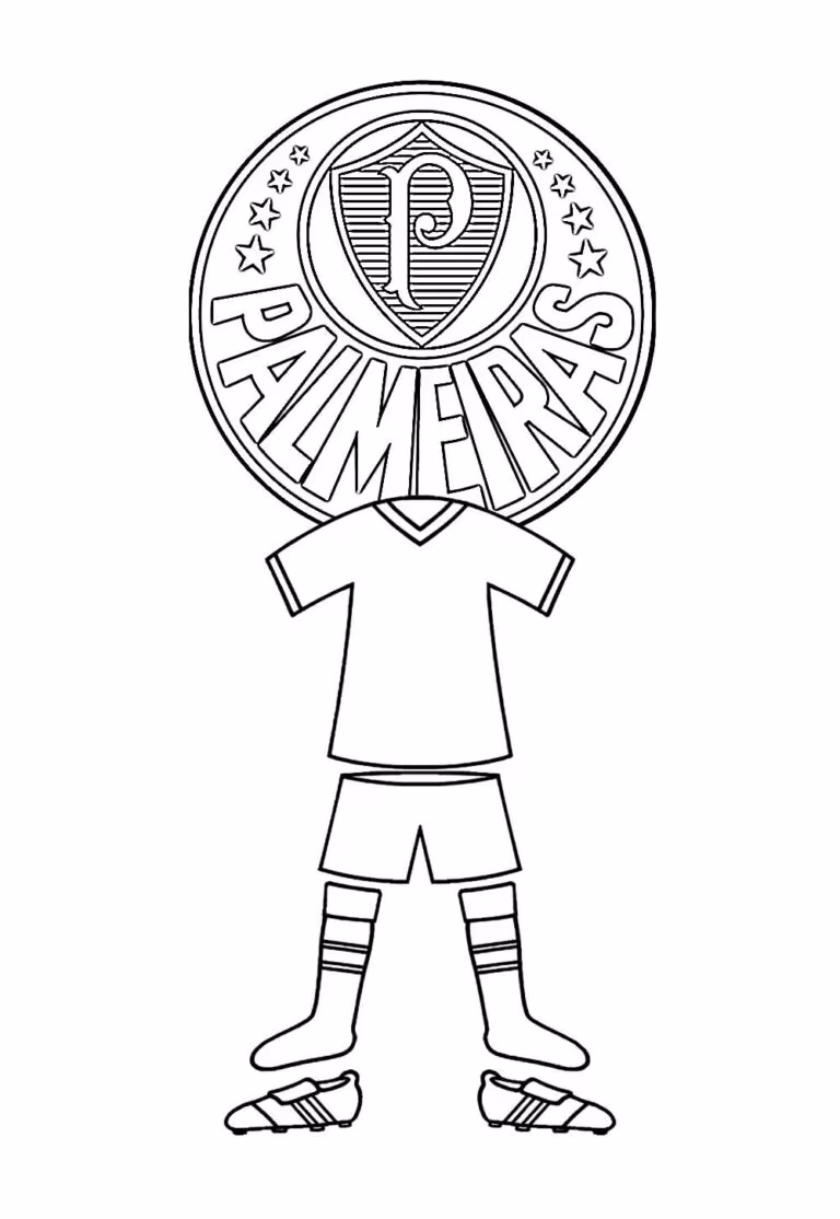 Palmeiras para colorir — desenho para imprimir
