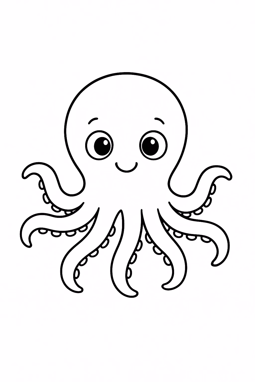 Polvo para colorir — desenho para imprimir