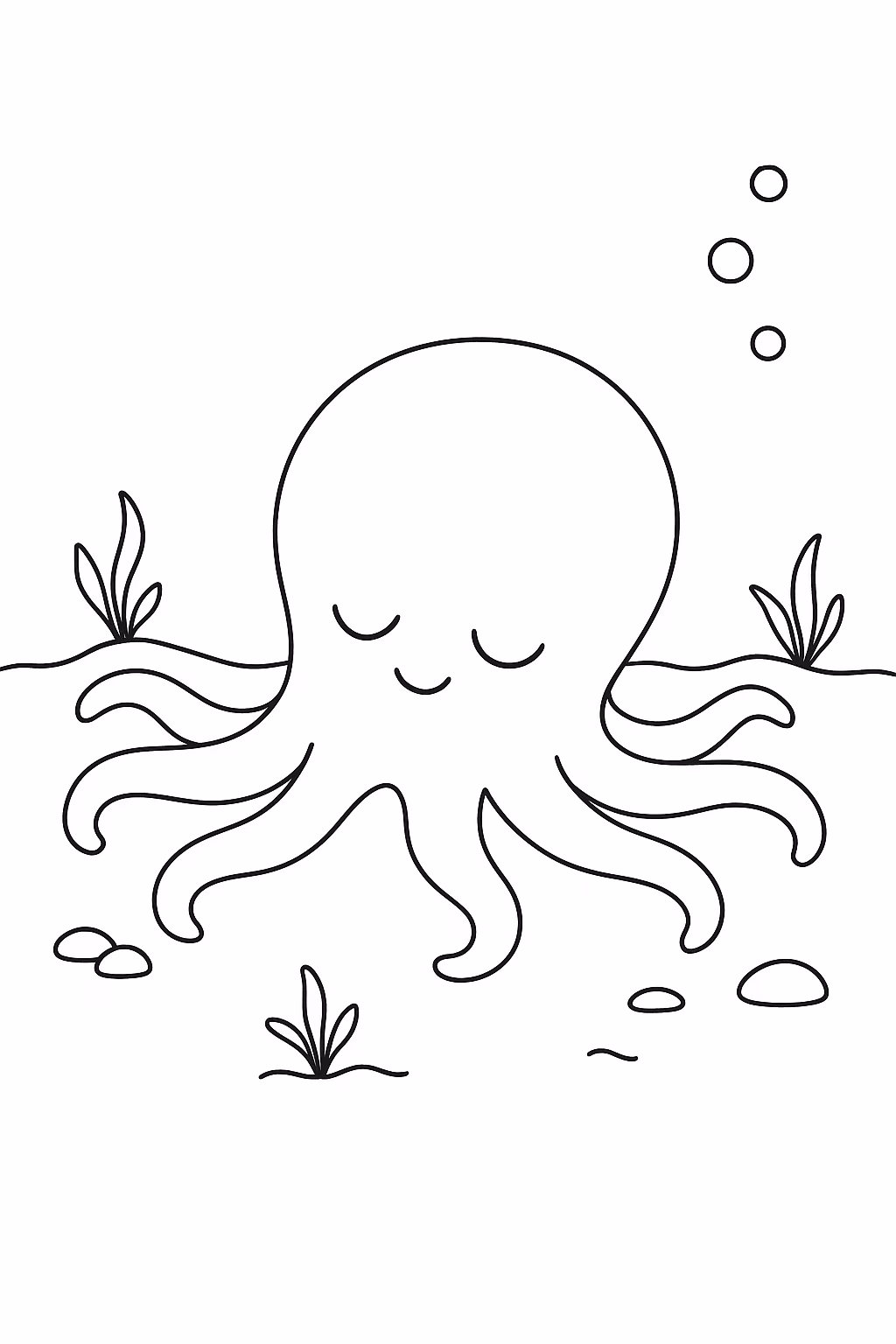 Polvo para colorir — desenho para imprimir