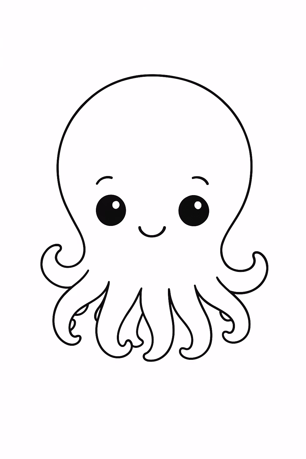 Polvo para colorir — desenho para imprimir