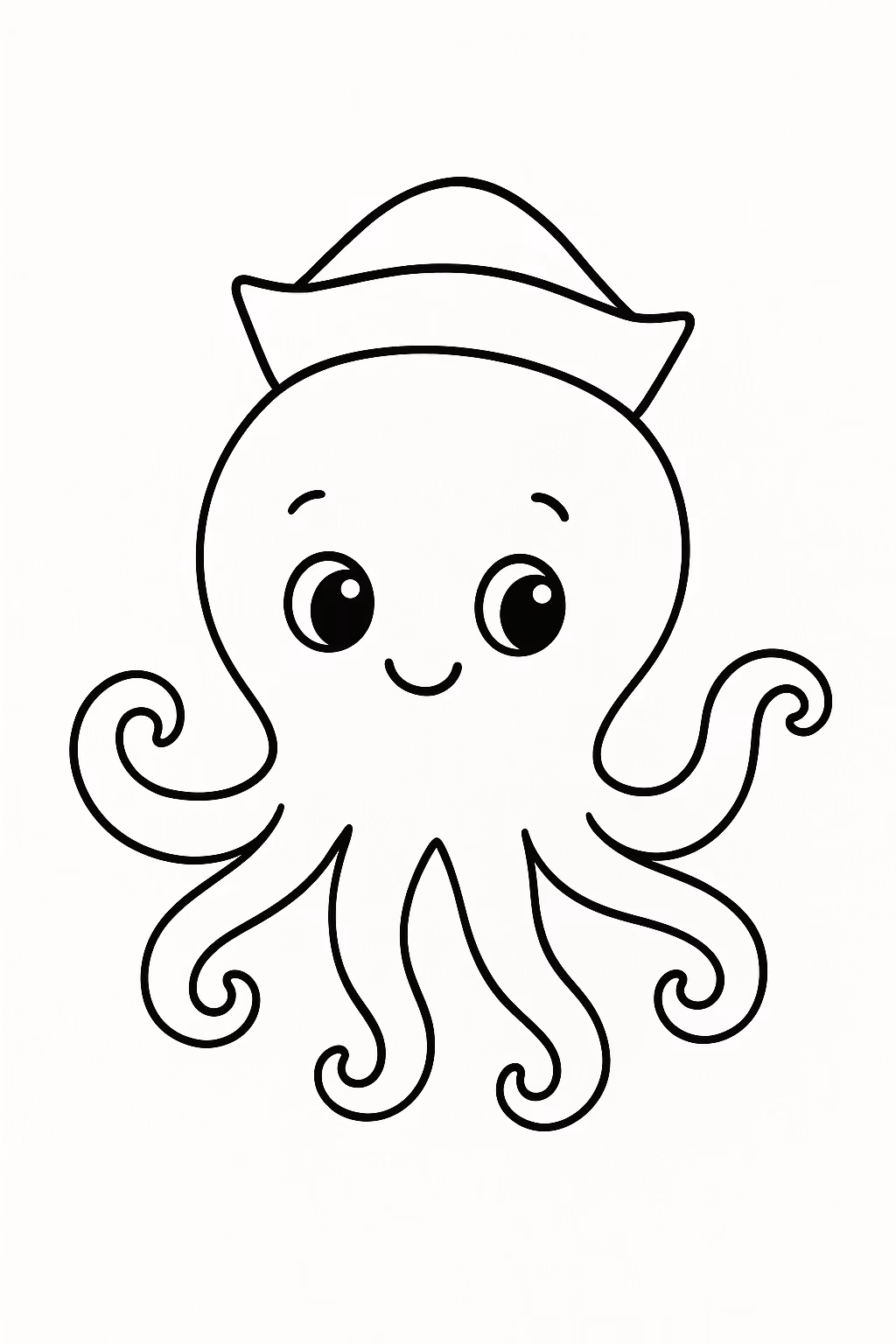 Polvo para colorir — desenho para imprimir