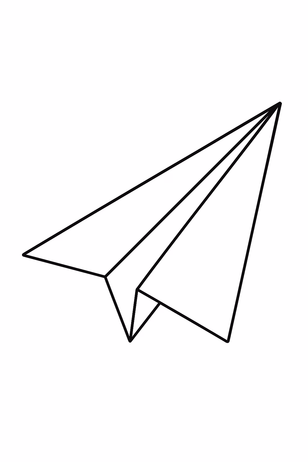 Aviao para colorir — desenho para imprimir