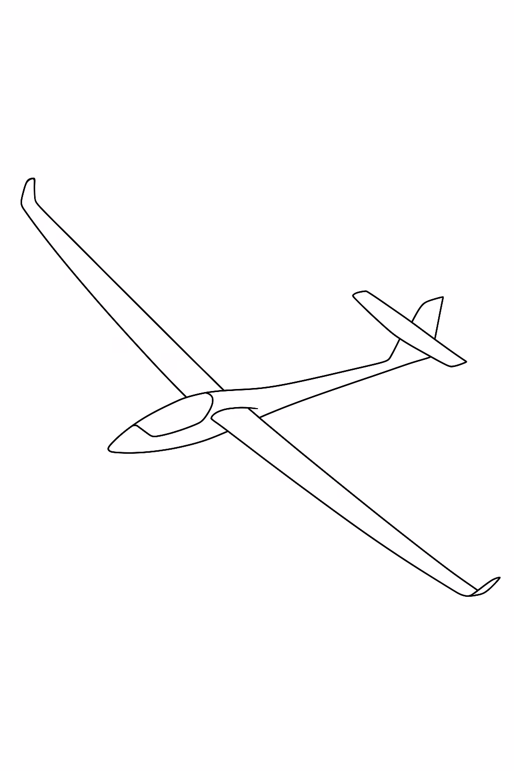 Aviao para colorir — desenho para imprimir