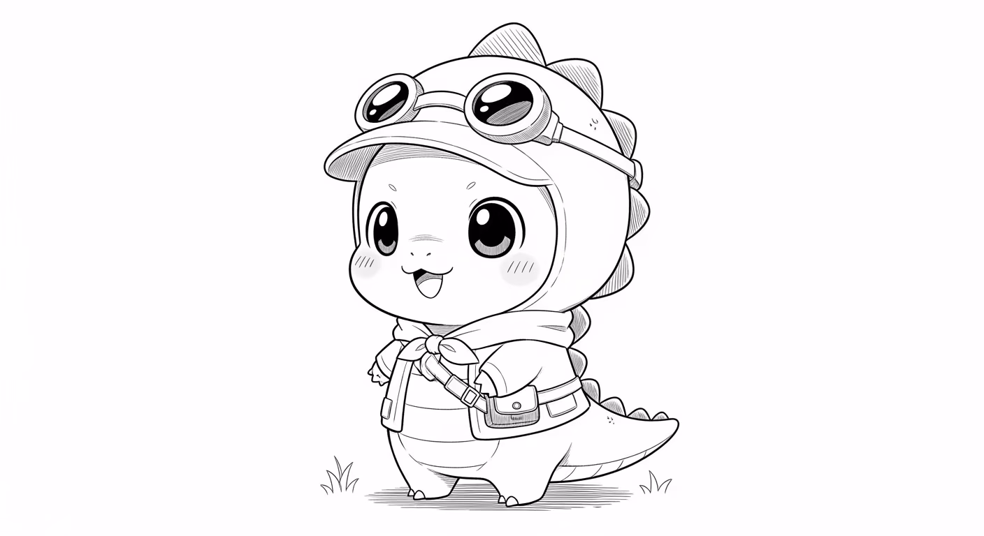 Dinossauro para colorir — desenho para imprimir