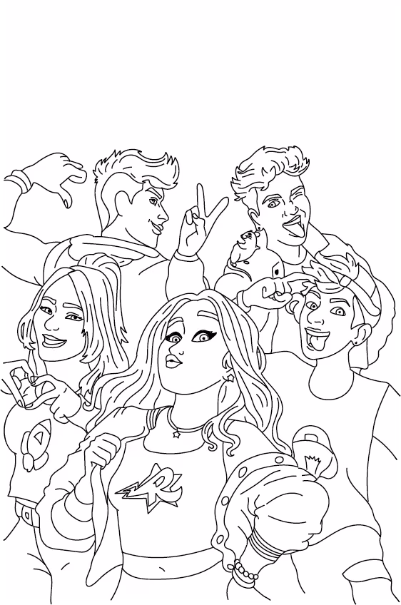 Emillyvick4 para colorir — desenho para imprimir