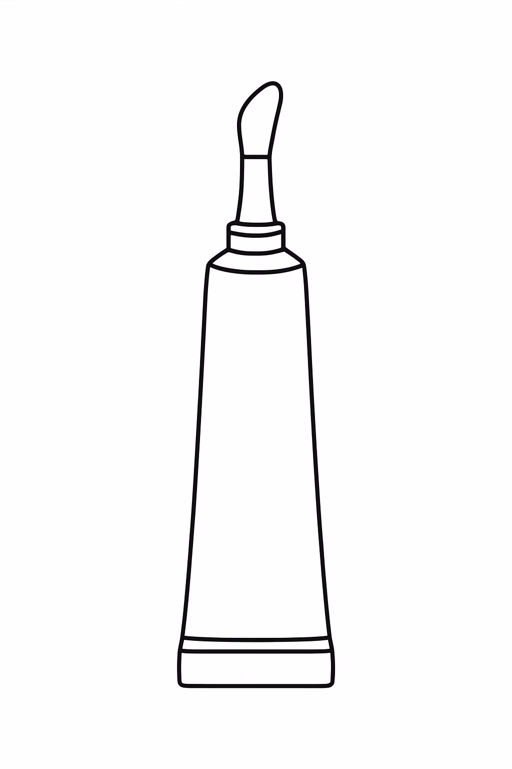 Maquiagem para colorir — desenho para imprimir