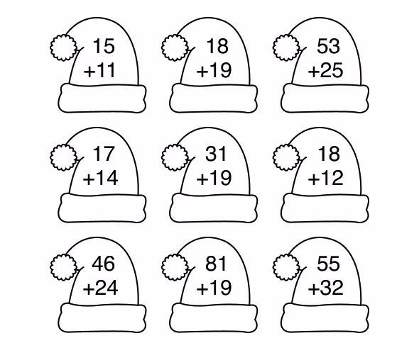 Matematica para colorir — desenho para imprimir