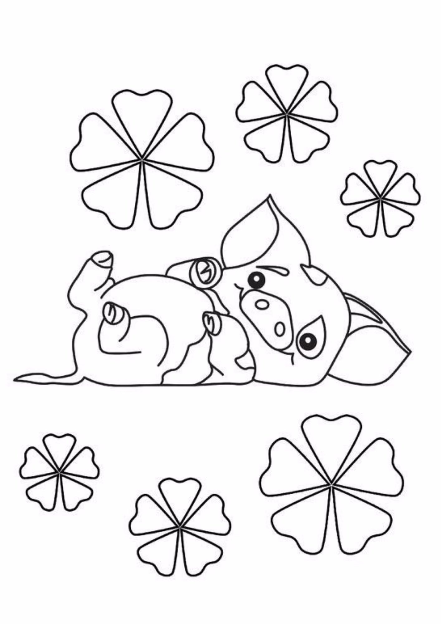 Moana e para colorir — desenho para imprimir