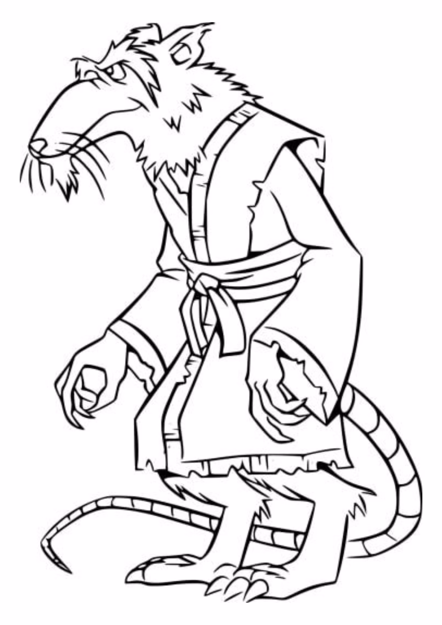Tartarugas ninja e para colorir — desenho para imprimir