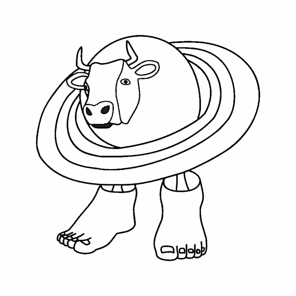 Brainrot para colorir — desenho para imprimir