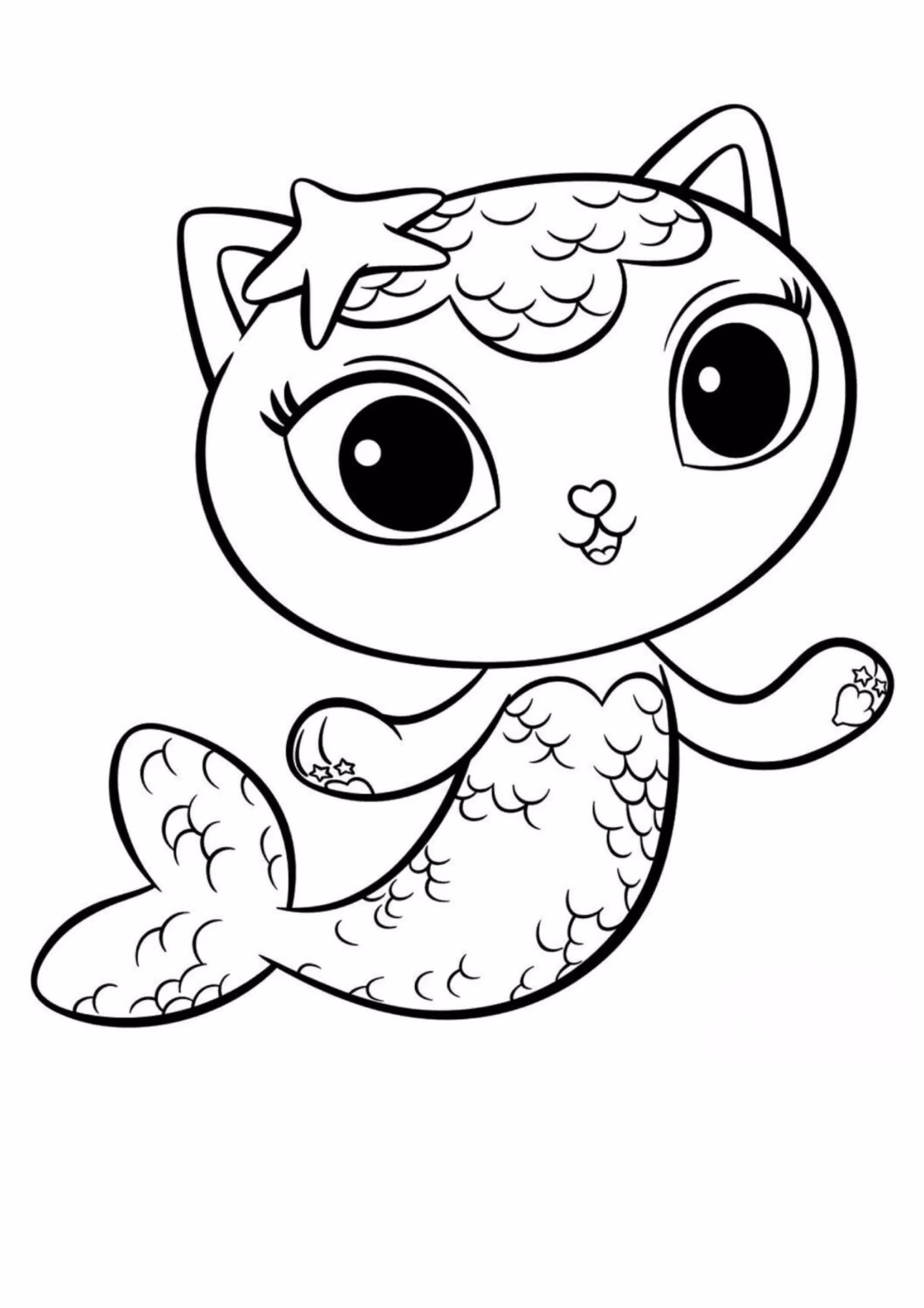 A casa magica da gabby e para colorir — desenho para imprimir