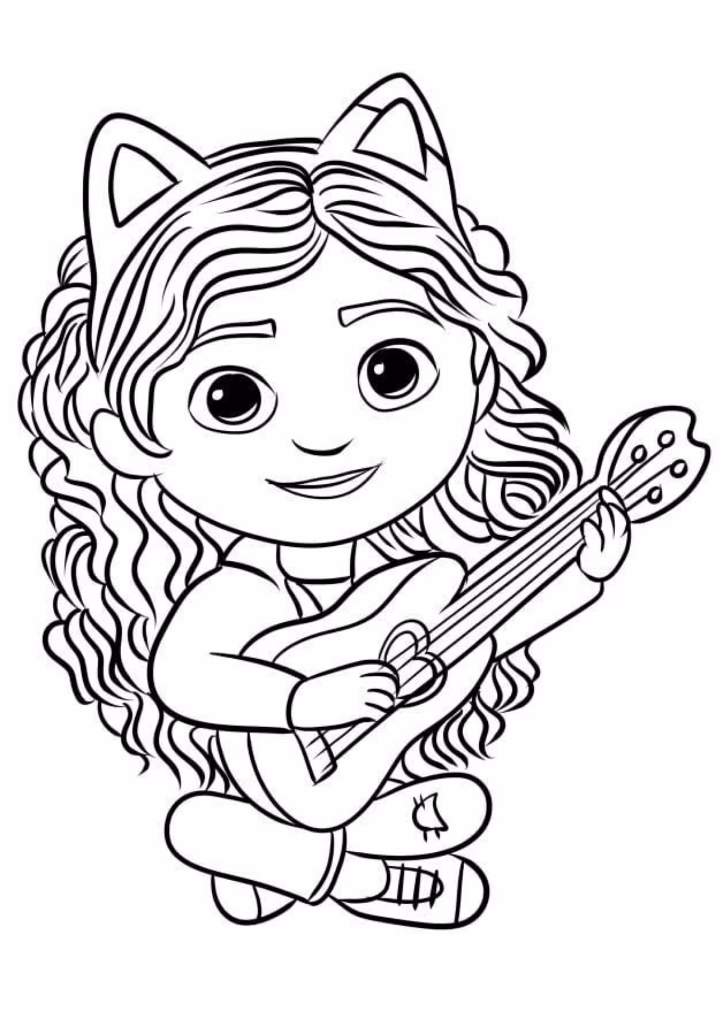 A casa magica da gabby e para colorir — desenho para imprimir