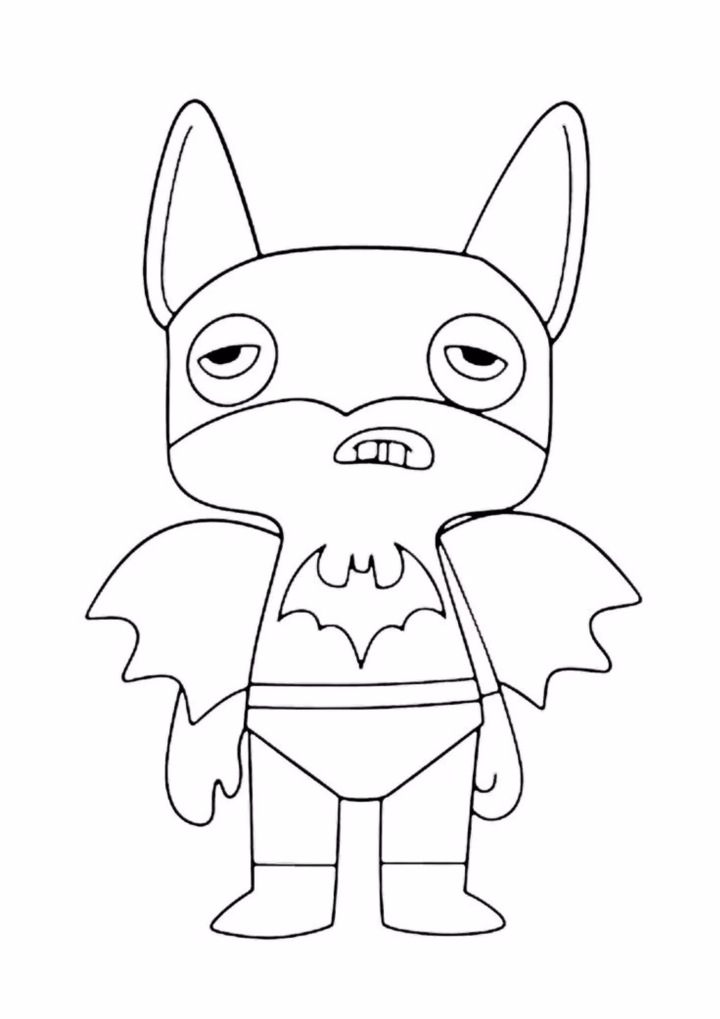 Fugglers e para colorir — desenho para imprimir