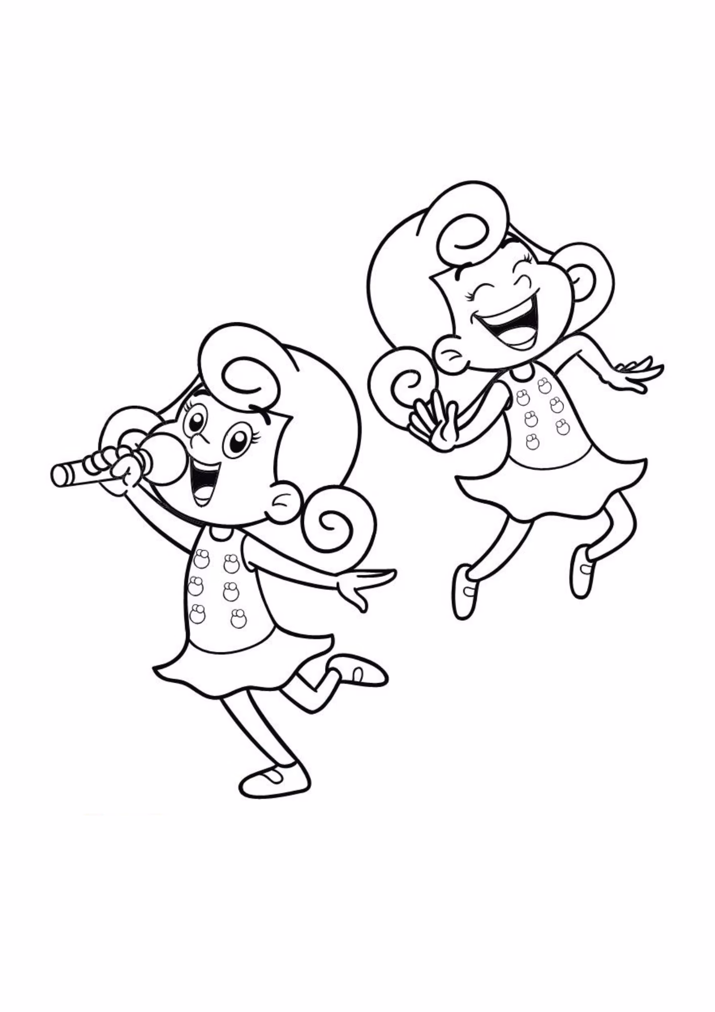 Palavrinhas e para colorir — desenho para imprimir