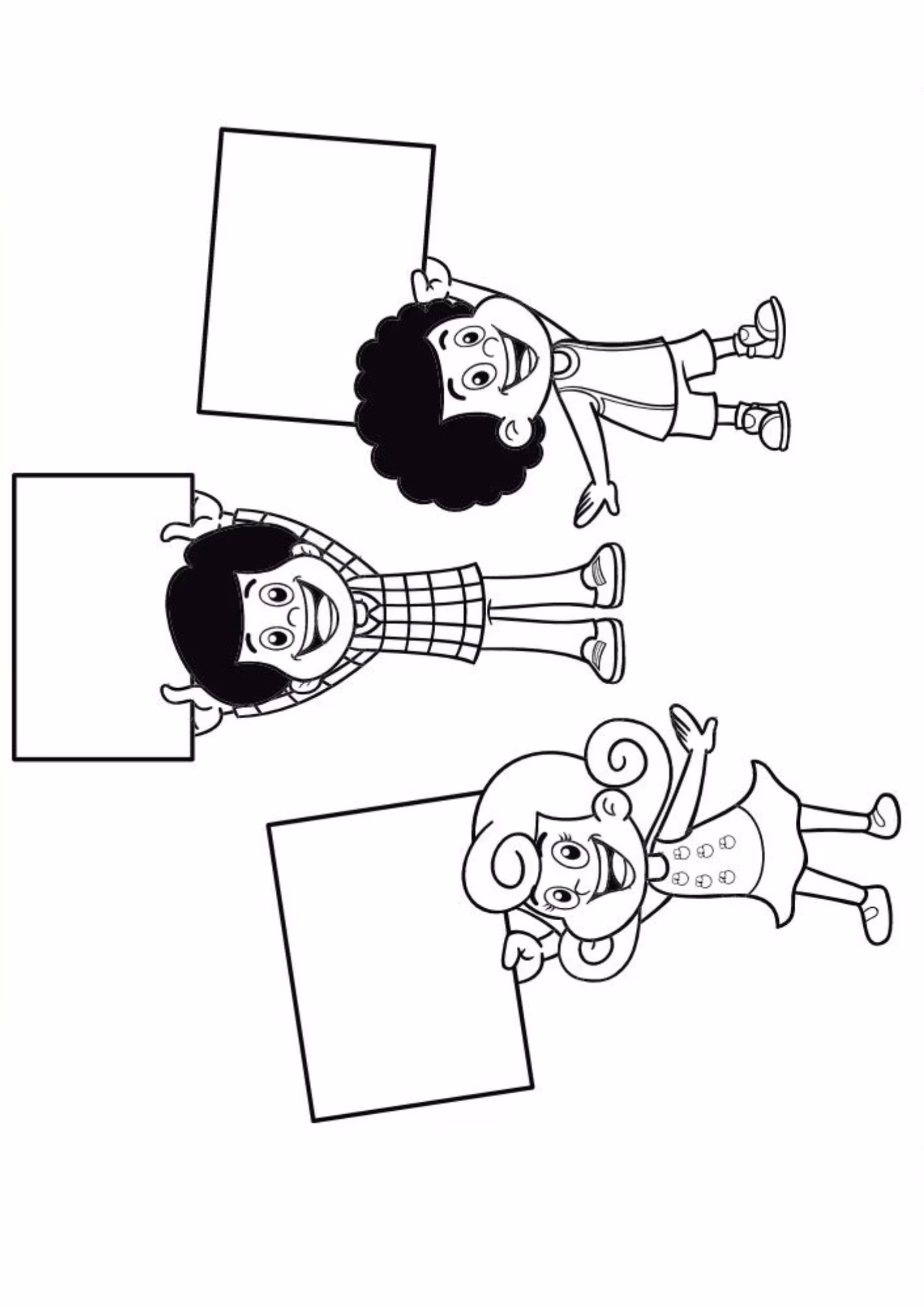 Palavrinhas e para colorir — desenho para imprimir