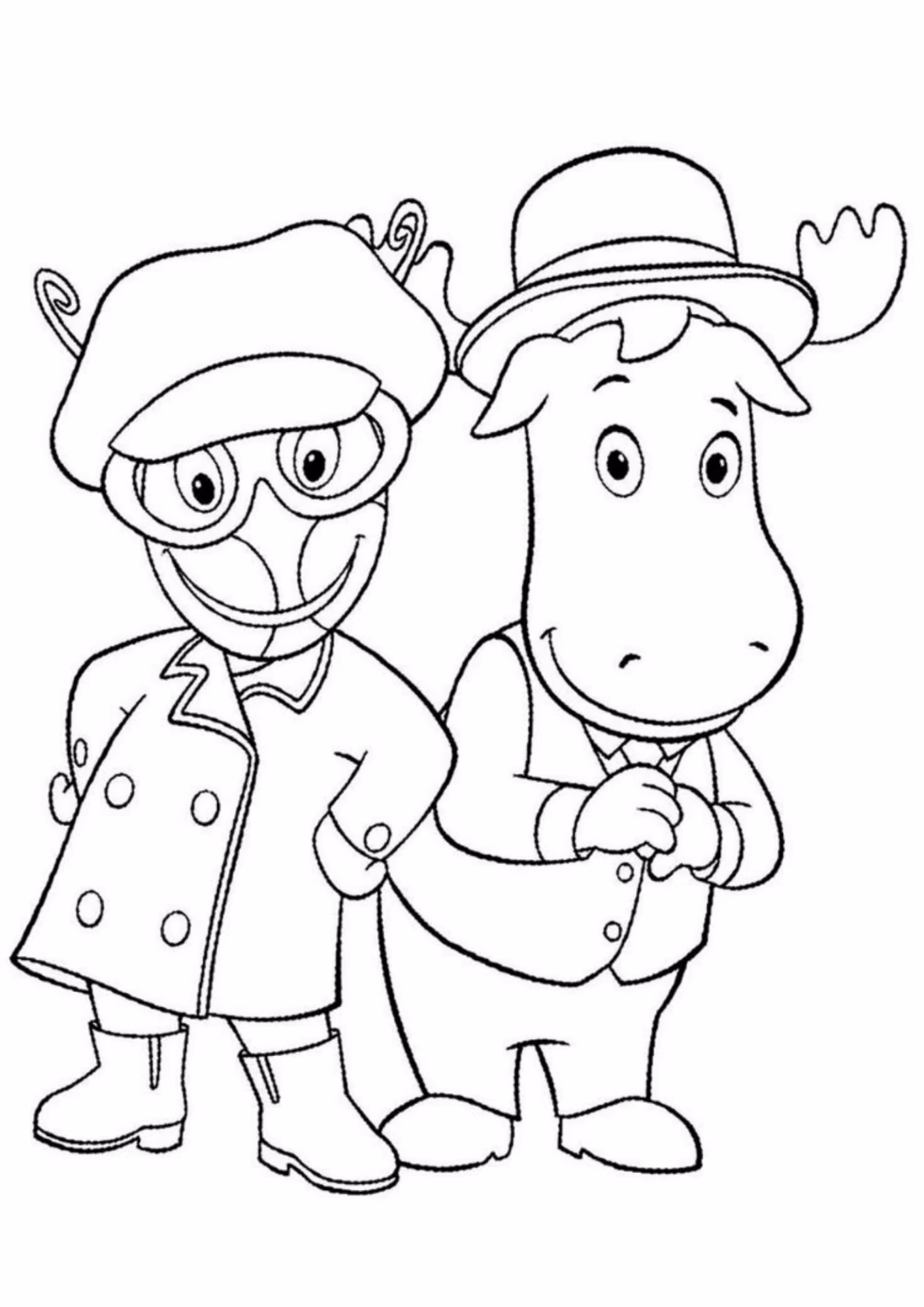 Backyardigans e para colorir — desenho para imprimir