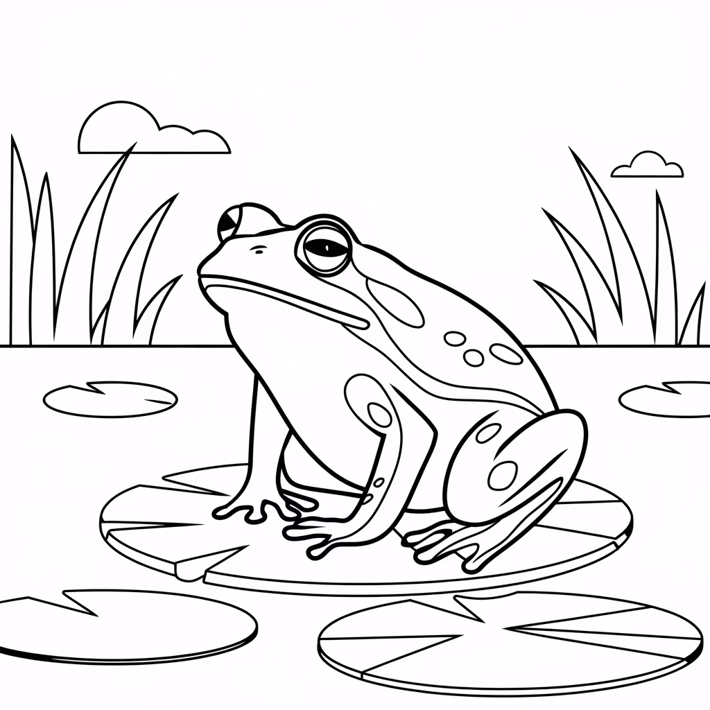 Animais para colorir — desenho para imprimir