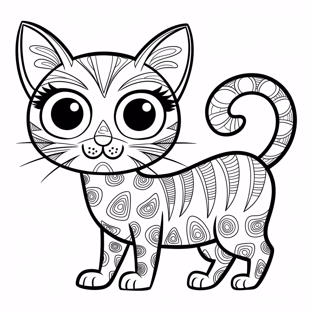 Animais para colorir — desenho para imprimir