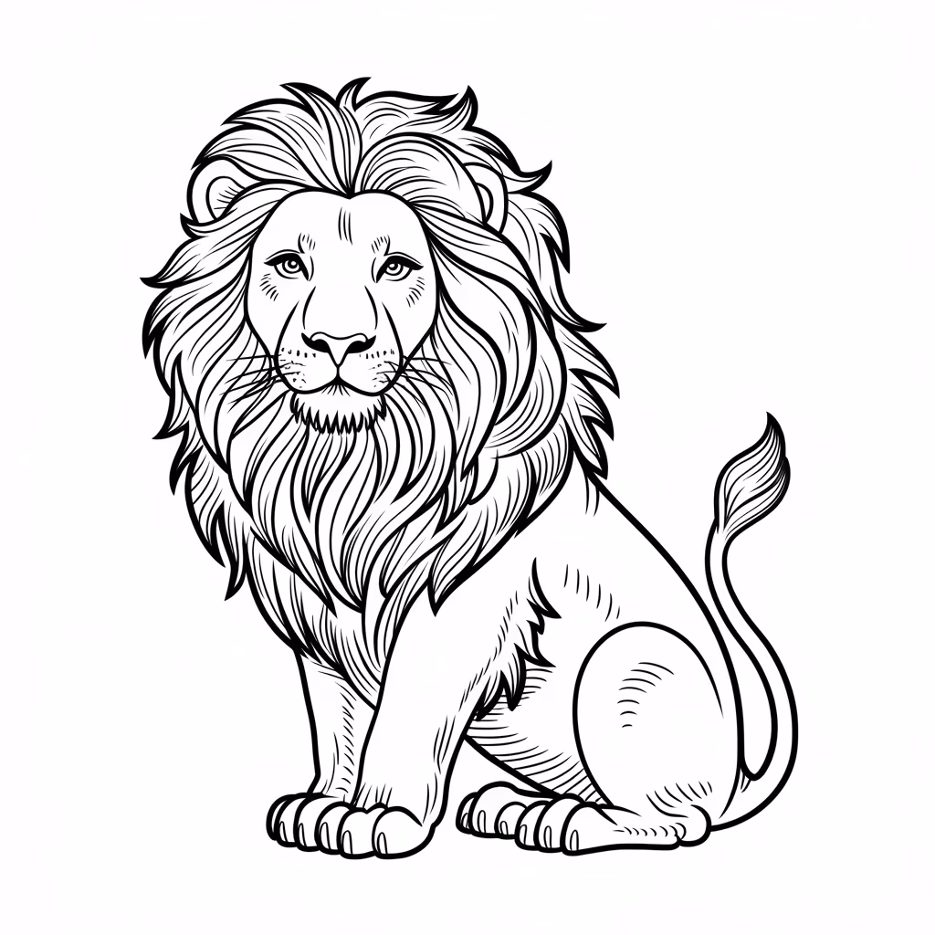 Animais para colorir — desenho para imprimir
