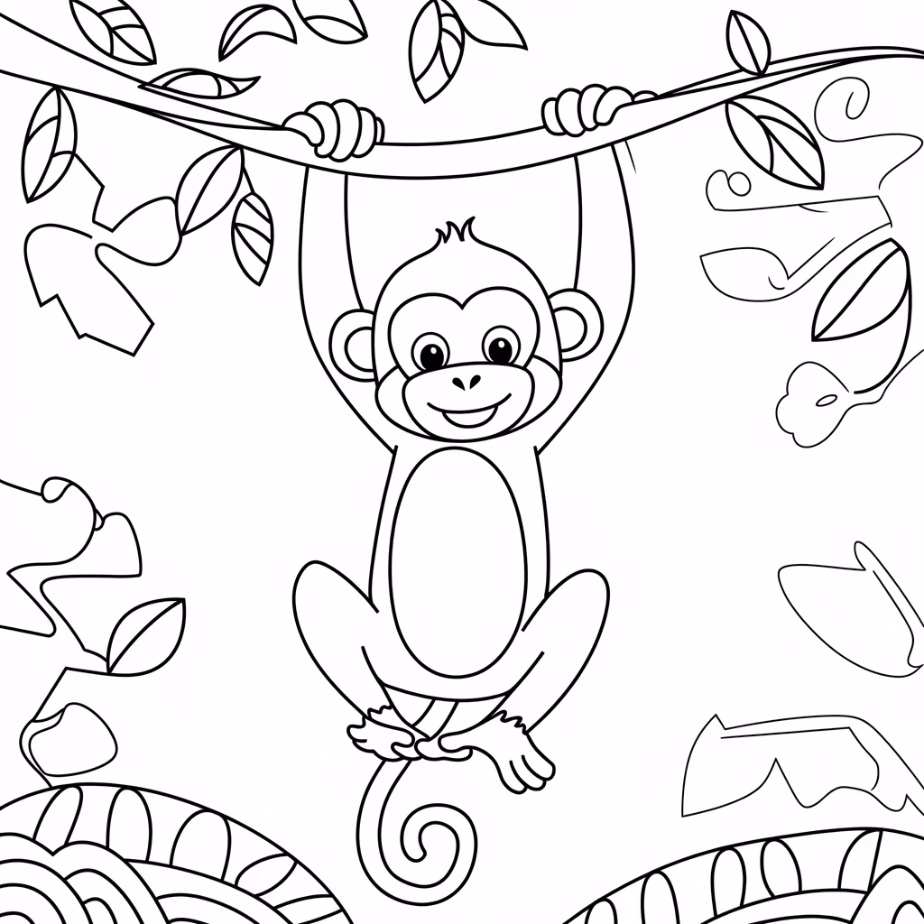 Animais para colorir — desenho para imprimir
